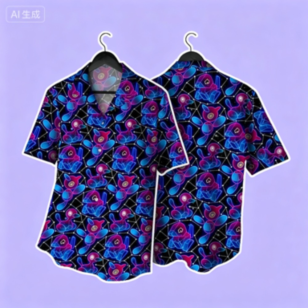Custom Star Map - Camicia a maniche corte con stampa