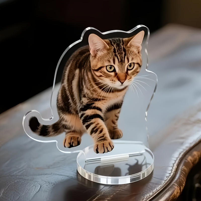 Pet Portrait Custom - Espositore da Tavolo in Acrilico Personalizzato