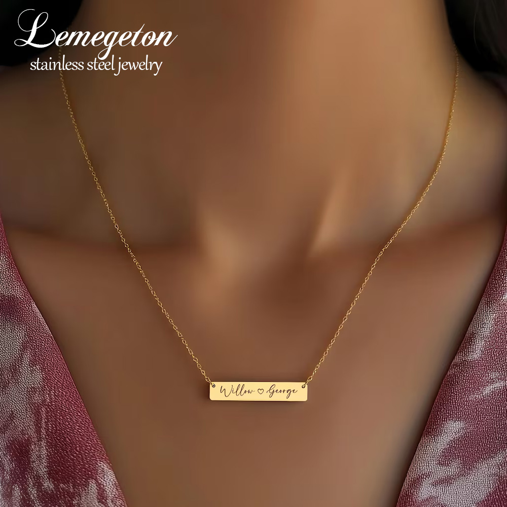 Collana Personalizzata Minimal - Handwriting Necklace Bar recensione e prezzo