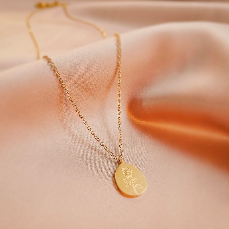 Collane in acciaio inossidabil - Birth Flower Necklace recensione e prezzo