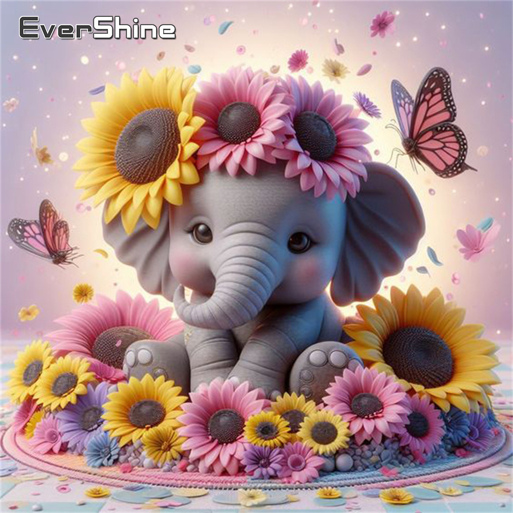 Evershine Elefante Pittura Dia - Photo Mosaic Print recensione e prezzo