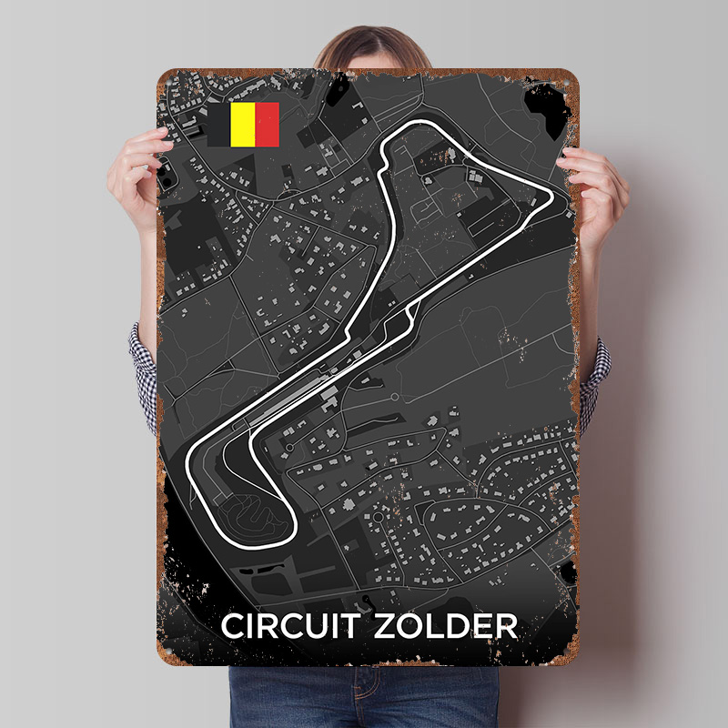 Poster in Metallo con Mappa de - Custom Map Poster recensione e prezzo